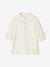 Cotton Gauze Shirt, Roll-Up Sleeves, for Boys aqua green+BLUE MEDIUM SOLID+ecru+green+petrol blue 