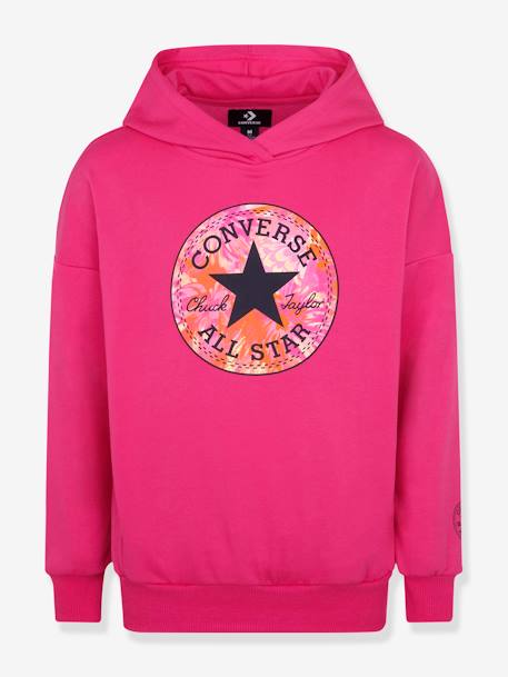 Hoodie for Girls by CONVERSE fuchsia 