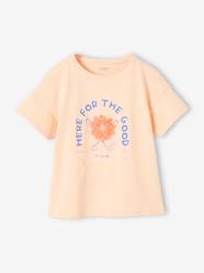 -T-Shirt with Shaggy Rags Design & Iridescent Details for Girls