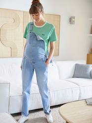 Maternity-Playsuits & Dungarees-Mom Fit Denim Dungarees for Maternity & Nursing Special