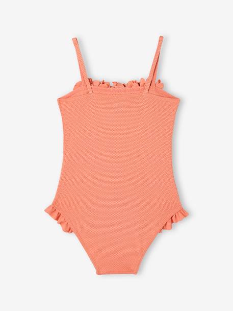 Scintillating, Floral Swimsuit apricot 