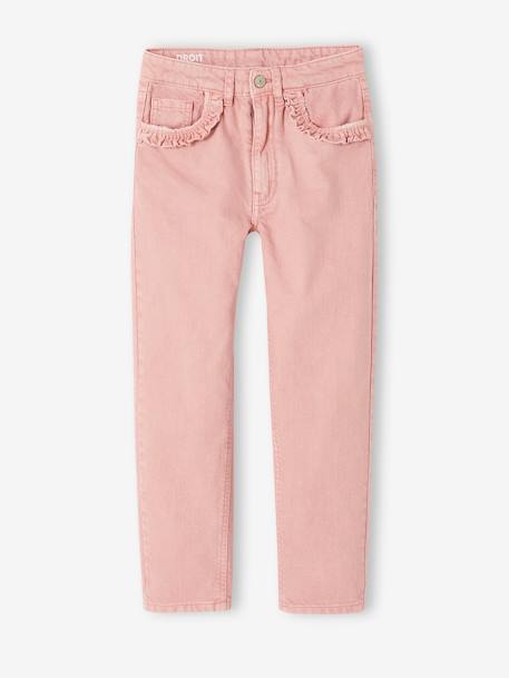 NARROW Hip MorphologiK Straight Leg Trousers for Girls blush+sage green 