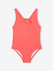-Glittery Swimsuit for Girls