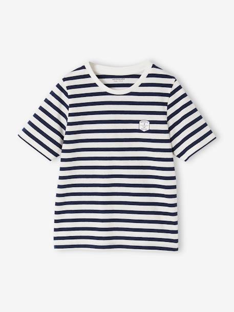 Pack of 2 Striped Pyjamas for Boys navy blue 