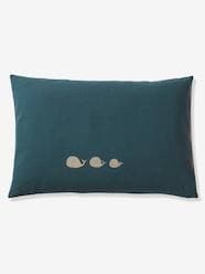 Bedding & Decor-Pillowcase for Babies, Navy Sea