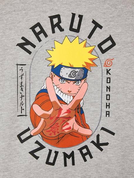 Naruto® Uzumaki Sweatshirt for Boys marl grey 