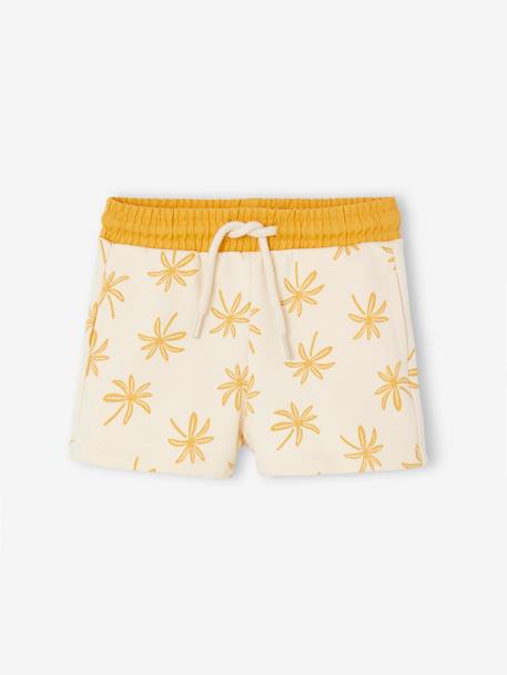 Palm Tree Shorts for Babies ecru 