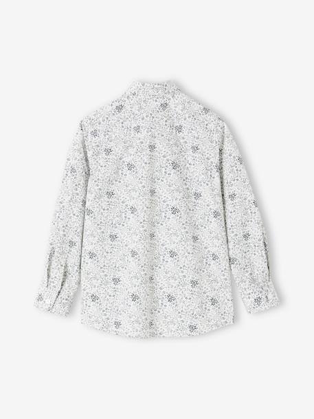 Floral Shirt & Bow Tie, for Boys printed green 