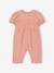 Cotton Gauze Jumpsuit, Wide-Leg Cut, for Babies dusky pink 