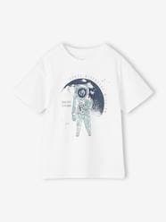 -T-Shirt with Astronaut Motif for Boys
