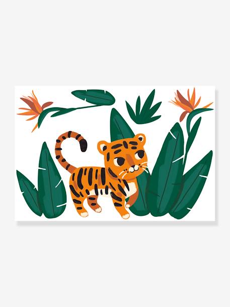Jungle & Tiger Stickers by LILIPINSO green 