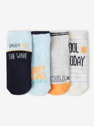 Boys-Underwear-Pack of 4 Pairs of Trainer Socks for Boys