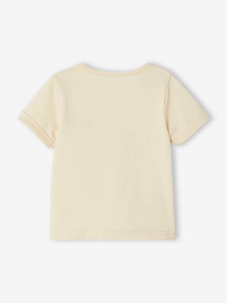 Short Sleeve Chameleon T-Shirt for Babies ecru 