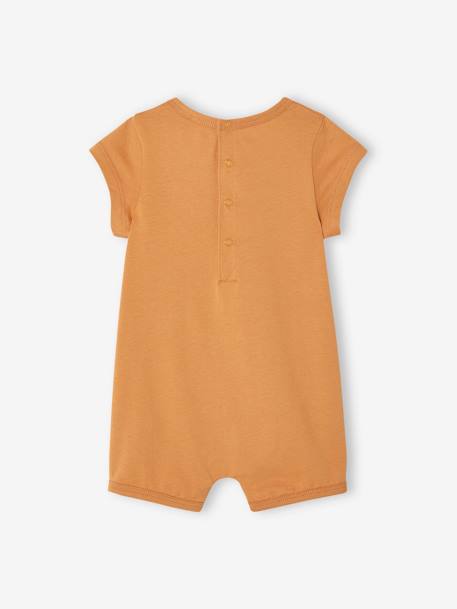 Basics Jumpsuit for Babies blue+caramel 