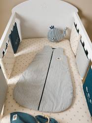 Bedding & Decor-Baby Bedding-Cot/Playpen Bumper, Navy Sea