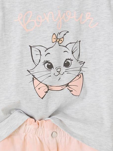 Marie of The Aristocats T-Shirt + Shorts Combo by Disney® for Girls pale pink 