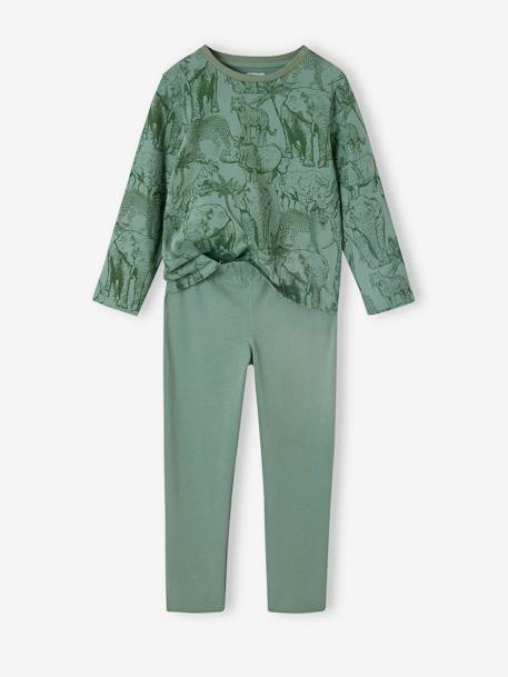 Pack of 2 'Jungle' Pyjamas for Boys green 