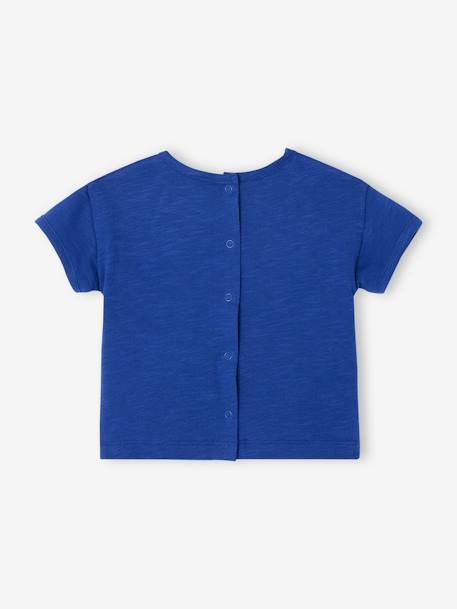 Short Sleeve Sun T-Shirt for Babies royal blue 