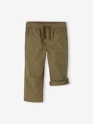 Boys-Trousers-Cropped Lightweight Trousers Convert into Bermuda Shorts, for Boys