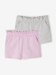 Girls-Pack of 2 Pairs of Shorts for Girls