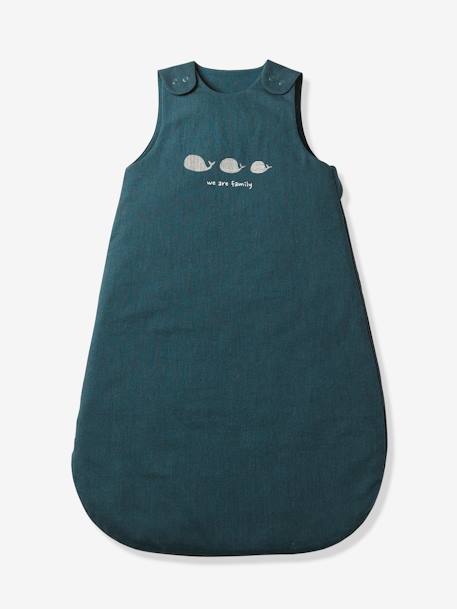 Sleeveless Summer Special Baby Sleeping Bag, Navy Sea indigo 