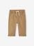 Straight Leg Trousers with Elasticated Waistband, for Babies beige 