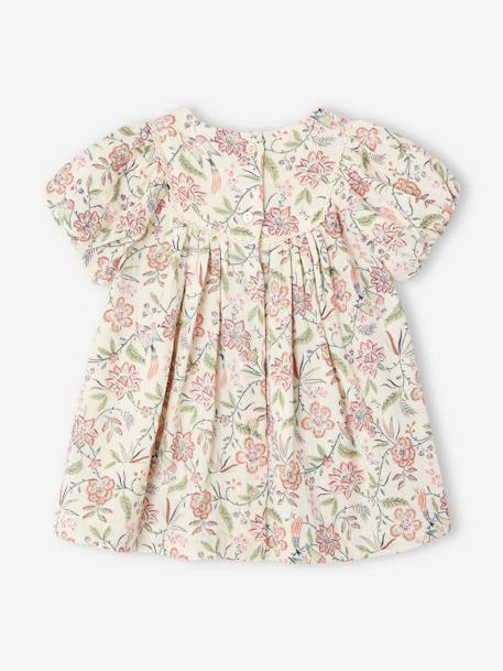 Cotton Gauze Dress & Headband for Babies, Mother's Day Capsule Collection vanilla 