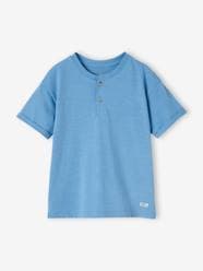 Boys-Basics Grandad-Style T-Shirt for Boys