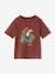 T-Shirt with Toucan, for Boys bordeaux red 