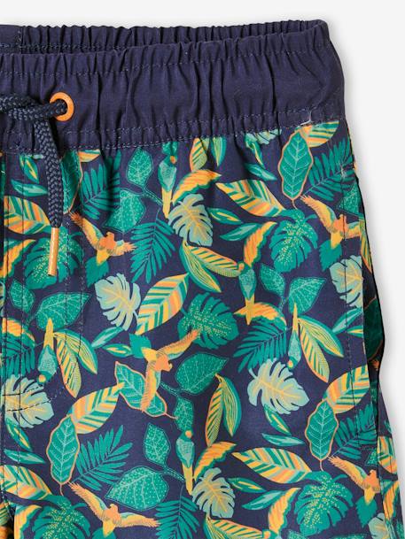 Printed Swim Shorts for Boys printed blue 