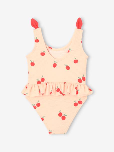 Apples Swimsuit for Baby Girls ecru 