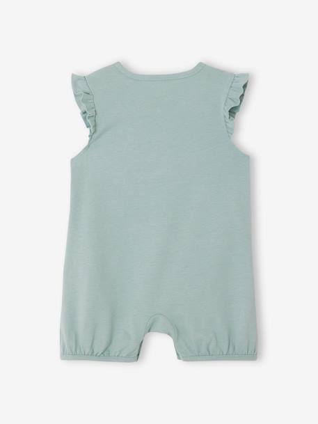 Pack of 2 Playsuits for Newborn Babies mint green 