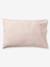 Reversible Duvet Cover + Pillowcase Essentials Set in Recycled Cotton, Flowers & Stripes printed pink 