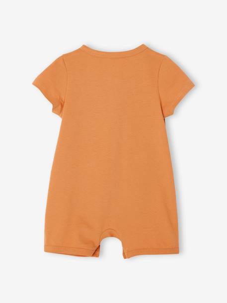 Pack of 2 Playsuits for Newborn Babies orange 