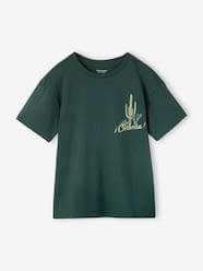 T-Shirt with Cacti, for Boys