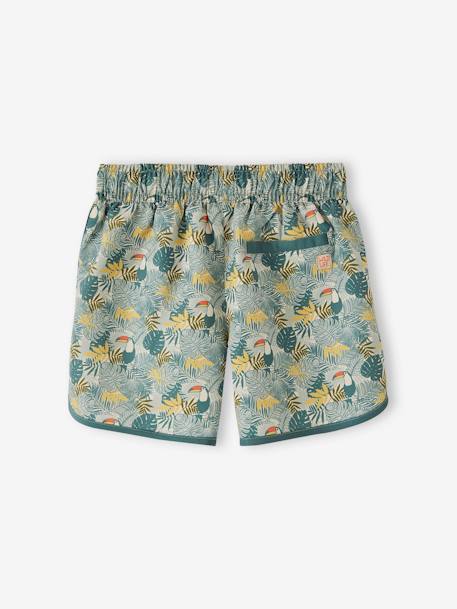 Printed Swim Shorts for Boys printed green 