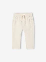 -Lightweight Trousers in Linen & Cotton, for Babies