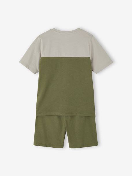 Crocodile Short Pyjamas for Boys olive 
