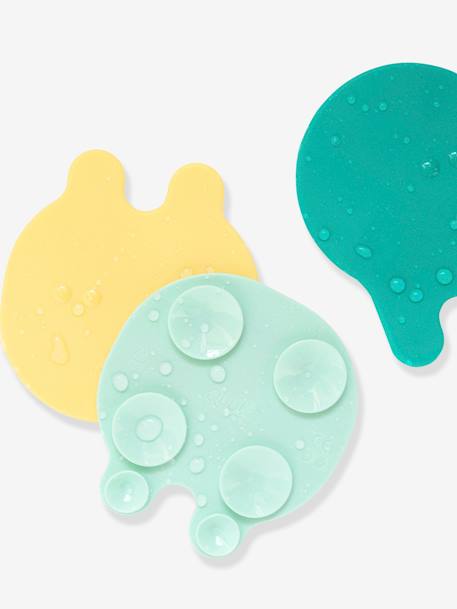 Grippi Jellyfish - Bath Mat - QUUT green+violet 