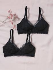 Pack of 2 Bras in Organic Cotton & Lace, for Maternity