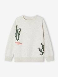 Boys-Cardigans, Jumpers & Sweatshirts-Sweatshirts & Hoodies-Sweatshirt with Cacti, for Boys