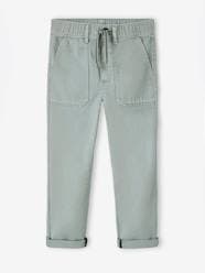 Boys-Worker Trousers, Easy to Slip On, for Boys