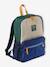Retro Colourblock Backpack for Boys ink blue 