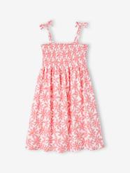 Smocked Dress with Straps for Girls