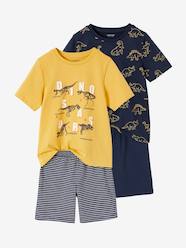 Boys-Nightwear-Pack of 2 Dinosaur Pyjamas for Boys
