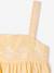 Embroidered Cotton Gauze Blouse for Girls pastel yellow 