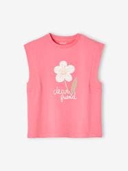 Sleeveless Top with Bird, for Girls