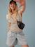 Paperbag-Effect Denim Jeans for Maternity, ENVIE DE FRAISE bleached denim 