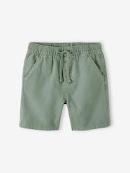 Boys-Shorts-Cotton/Linen Bermuda Shorts for Boys