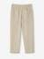 Striped Trousers, Loose Cut, in Cotton/Linen, for Boys striped beige 